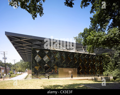 Il Francesco Di Gregorio biblioteca, Washington, Stati Uniti. Architetto: Adjaye Associates, 2012. Nel complesso vista esterna. Foto Stock