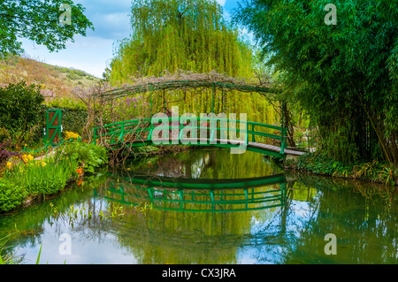 Monet's garden, Giverny; Normandia; Francia; Eure; Europa; Foto Stock