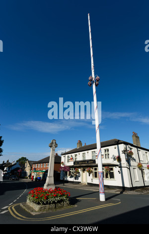 Il villaggio di Barwick in Elmet, West Yorkshire. Foto Stock