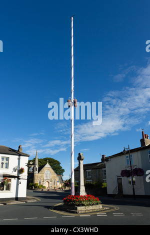 Il villaggio di Barwick in Elmet, West Yorkshire. Foto Stock