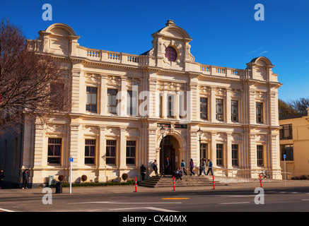 Oamaru Opera House, uno dei molti graziosi e Vittoriano Edwardian edifici costruiti nel comune di apice Foto Stock
