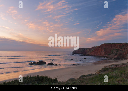Il Portogallo, Algarve, il Western Costa Vicentina, Praia do Amado beach Foto Stock