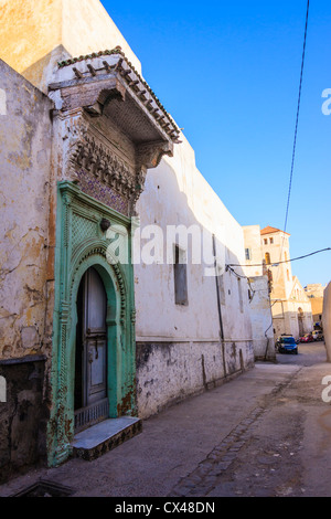 Mura cittadina portoghese di El Jadida, atlantica del Marocco Foto Stock