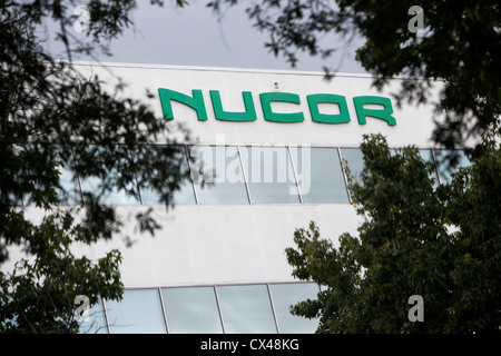 La sede della produzione di acciaio azienda Nucor. Foto Stock