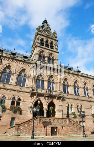 La facciata del municipio Northgate Street Chester Foto Stock