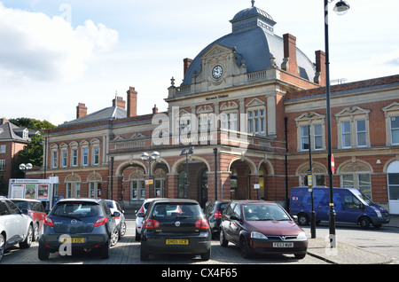 Norwich rail station Foto Stock