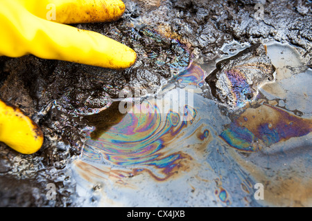 Il tar sands sono il più grande progetto industriale del pianeta e di tutto il mondo più ecologicamente distruttivo Foto Stock