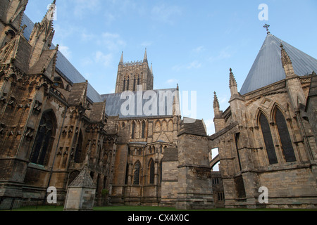 Cattedrale di Lincoln Lincolnshire UK Foto Stock