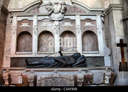 La Cattedrale di Winchester - Angelo Custode della cappella - Hampshire REGNO UNITO Foto Stock