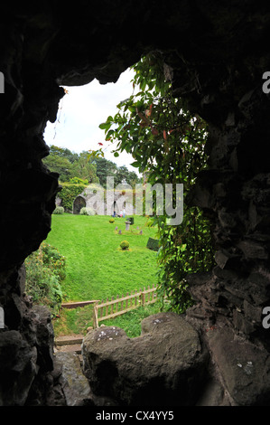 Usk le rovine del castello di aprire al pubblico Foto Stock