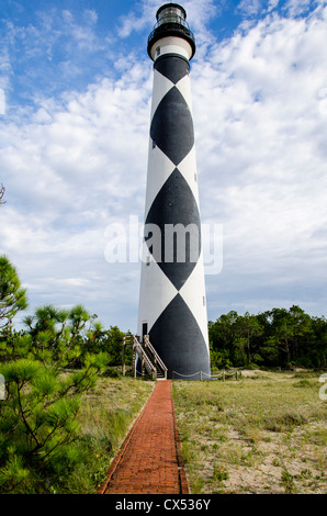 Cape Lookout faro Foto Stock