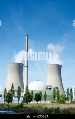 Grafenrheinfeld centrale nucleare in Germania Foto Stock