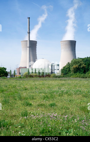 Grafenrheinfeld centrale nucleare in Germania Foto Stock