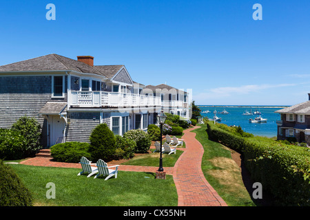 Beachfront Apartments in Chatham, Cape Cod, Massachusetts, STATI UNITI D'AMERICA Foto Stock