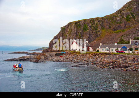 Insenatura pittoresca, Isola di Skye in Scozia Foto Stock