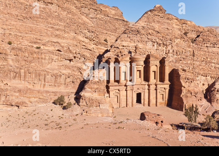 Ed deir nell'antica città di Petra Foto Stock