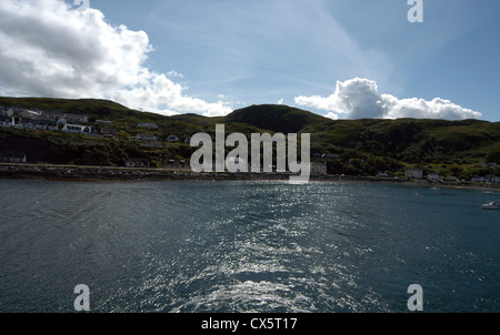 Il pittoresco porto di pesca di Mallaig, Scozia. Foto Stock