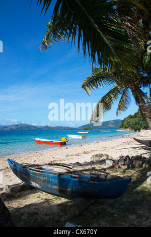 Isola Kioa, off Vanua Levu, Isole Figi Foto Stock