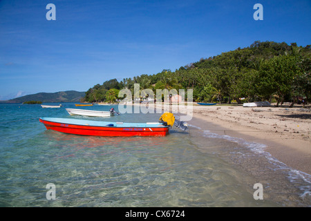 Isola Kioa, off Vanua Levu, Isole Figi Foto Stock