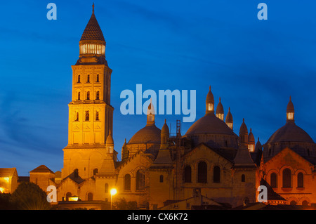 Perigueux, San Front cattedrale, sito Patrimonio Mondiale dell'UNESCO, Perigord Blanc, Dordogne, Aquitania, in Francia, in Europa Foto Stock