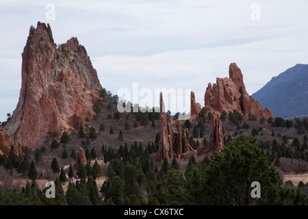 Giardino degli Dei in Colorado Springs Foto Stock