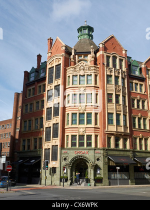 Smoak bar e grill, parte del Malmaison, in Joshua Hoyle e figlio edificio sulla Piccadilly a Manchester REGNO UNITO Foto Stock