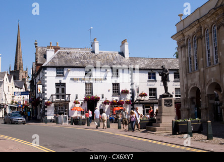 Viste della città storica Monmouth Foto Stock