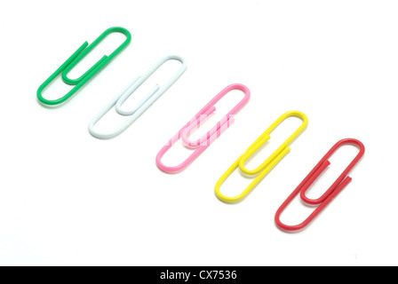 Graffetta isolata su sfondo bianco Foto Stock