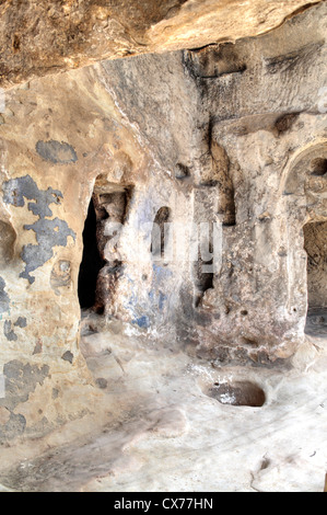 Grotta Antica città Uplistsikhe, Shida Kartli, Georgia Foto Stock