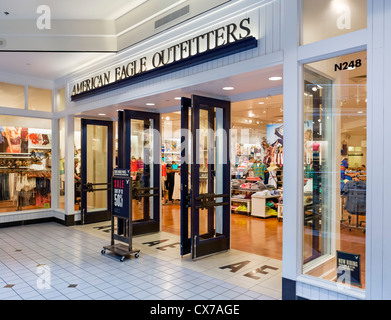 American Eagle Outfitters store nel centro commerciale Mall of America, Bloomington, Minneapolis, Minnesota, Stati Uniti d'America Foto Stock