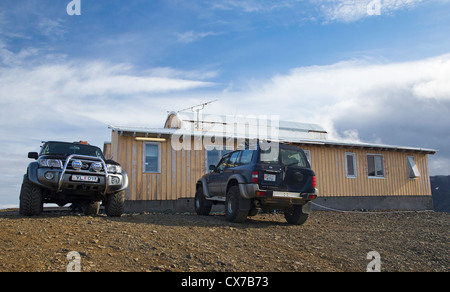 Jöklasel, ghiacciaio Vatnajökull, Islanda Foto Stock