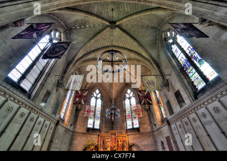 Chiesa Cattedrale della Santa e indivisa Trinità, Norwich, Norfolk, East England, Regno Unito Foto Stock