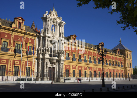 Palacio de San Telmo a Siviglia Sevilla, Spagna. Foto Stock