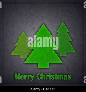 Anno nuovo o Scheda di Natale, creato nel minimo di tecnica nota Foto Stock