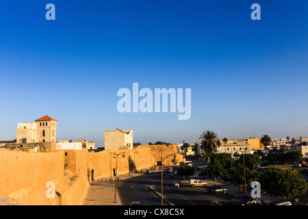 Mura cittadina portoghese di El Jadida, atlantica del Marocco Foto Stock
