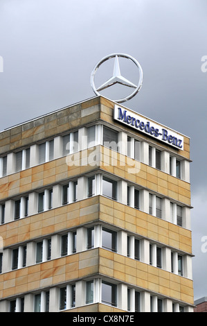 Mercedes Benz sede Potsdamer street Berlino Germania Foto Stock