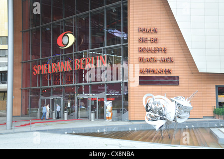 Spielbank Berlin casino, Marlene Dietrich Square, Berlino, Germania Foto Stock