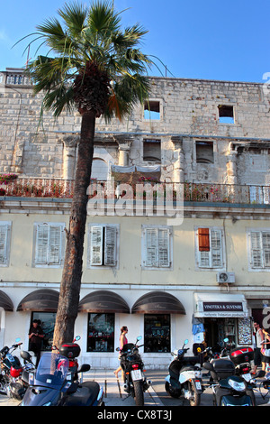 Il Palazzo di Diocleziano, Split, Dalmazia, Croazia Foto Stock