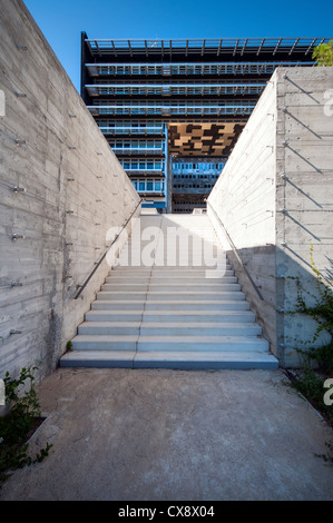 La nuova City Hall progettata da Jean Nouvel e situato nel cuore di Port Marianne, Montpellier, Francia meridionale Foto Stock