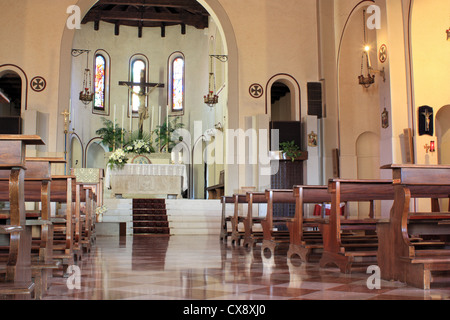 Chiesa di Sant'Erasmo, Laguna Veneziana / La chiesa di Sant'Erasmo, Laguna Veneta Foto Stock