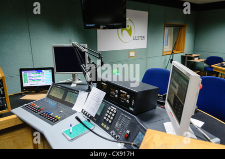 BBC Radio Ulster studio 8 Foto Stock