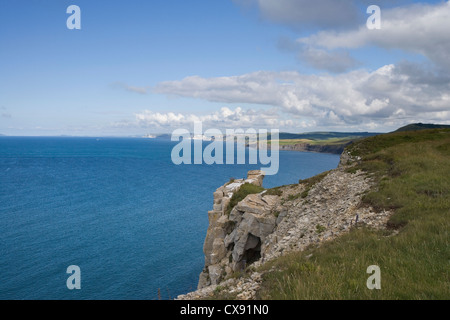 St alban ( a volte denominato St aldhelm ) sulla testa della Jurassic Coast di dorset Foto Stock