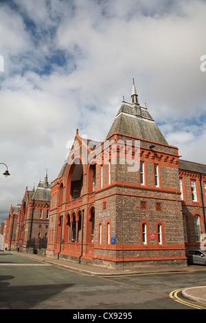 Waterhouse edifici è parte dell università di Liverpool Regno Unito Foto Stock