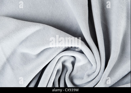 Nuovo tessuto per capi di abbigliamento e accessori pieghettato di velluto Foto Stock