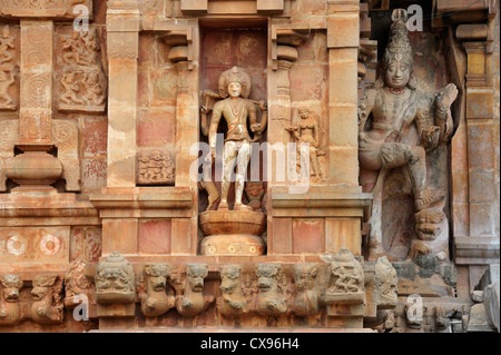 Grande Tempio, Thanjavur (India) Foto Stock