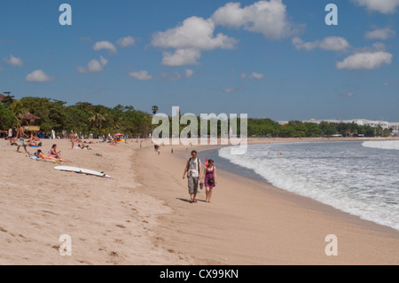 Seminyak, Legian e Spiaggia di Kuta Beach Foto Stock