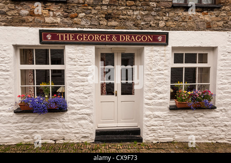 Il George & Dragon pub di ammaccatura , Cumbria , Inghilterra , Inghilterra , Regno Unito Foto Stock