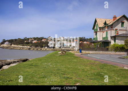 Saint palais sur mer vicino a Royan in Francia. Foto Stock