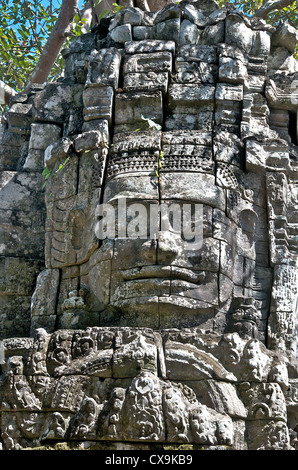 Scultura di buddha Angkor Cambogia Asia Foto Stock