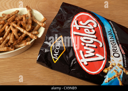 Giacobbe integrali Twiglets frumento-snack a base di Foto Stock